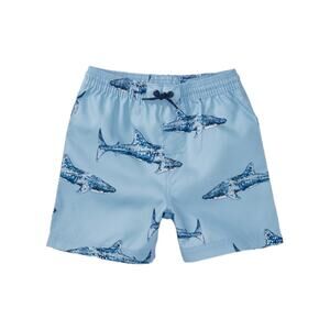 NEW Tea Collection Mid Length Swim Trunks In Whale Sharks size 5